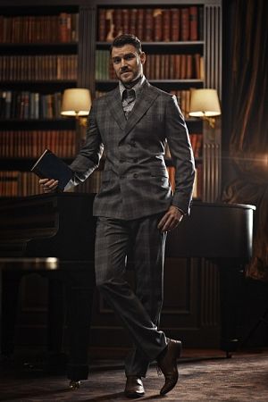 Dvouřadý oblek - Nadčasová elegance v podobě pánského obleku Vám nemůže chybět v šatníku