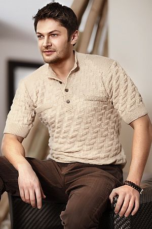 hand-knitted jumpers and vests