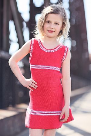 Letní šaty s pruhy